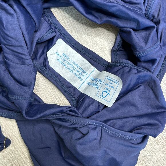 NWT ANDIE SWIM Women's Navy The Laguna One Piece Open Back Swimsuit - Picture 7 of 9